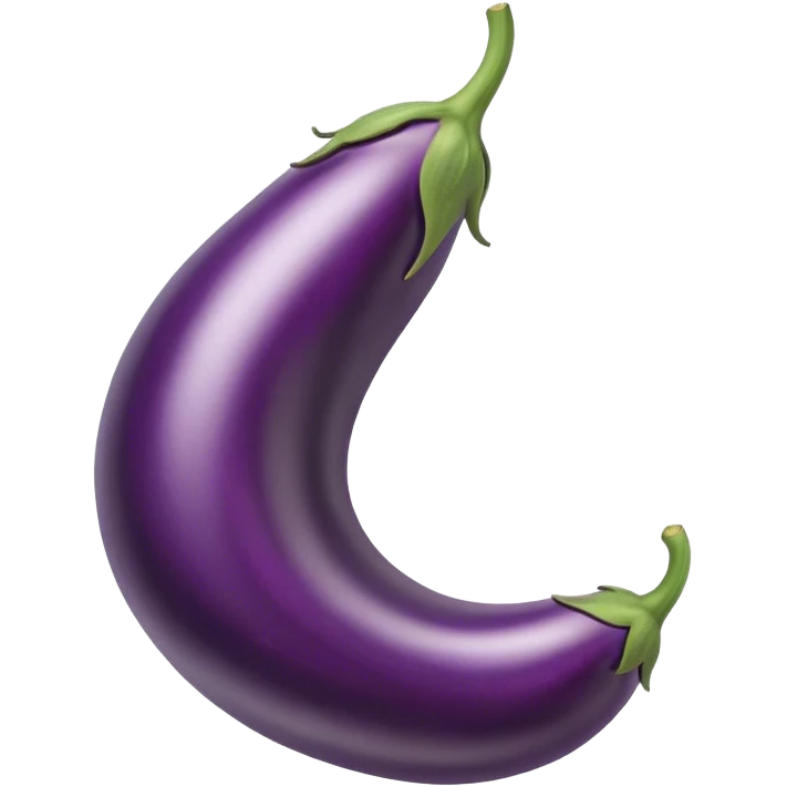 Eggplant in a spiral  emoji