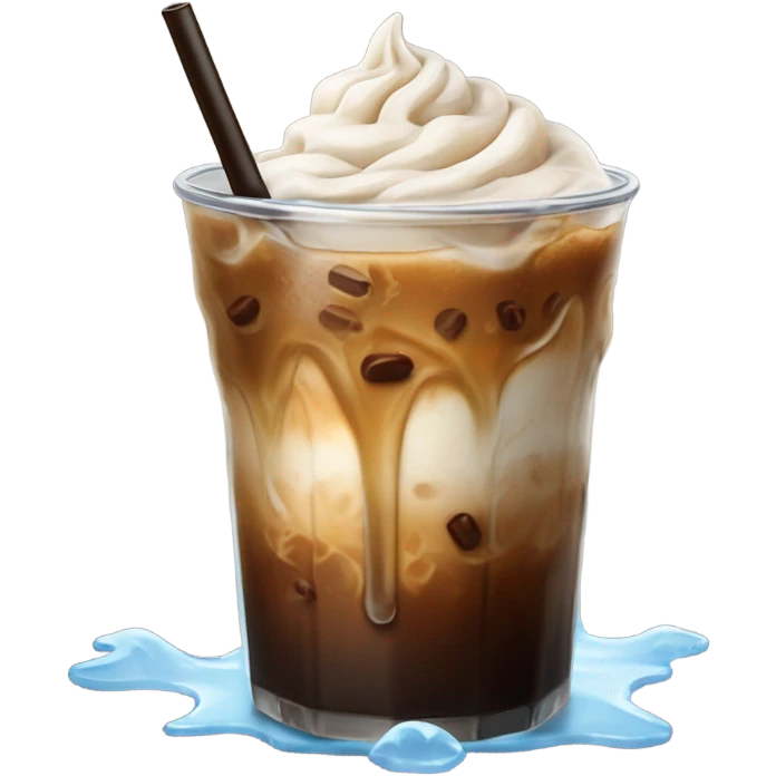 Iced coffee  emoji