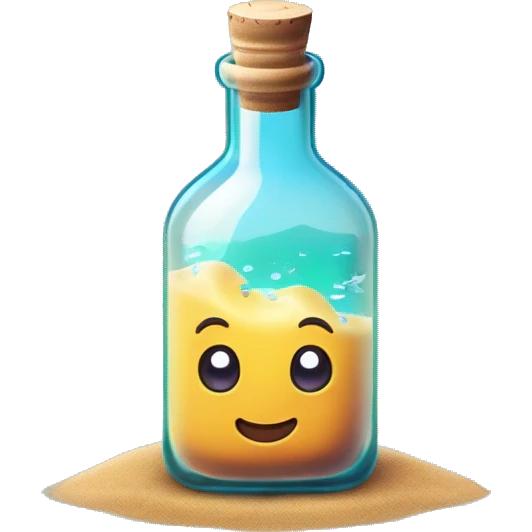 Message in a bottle emoji