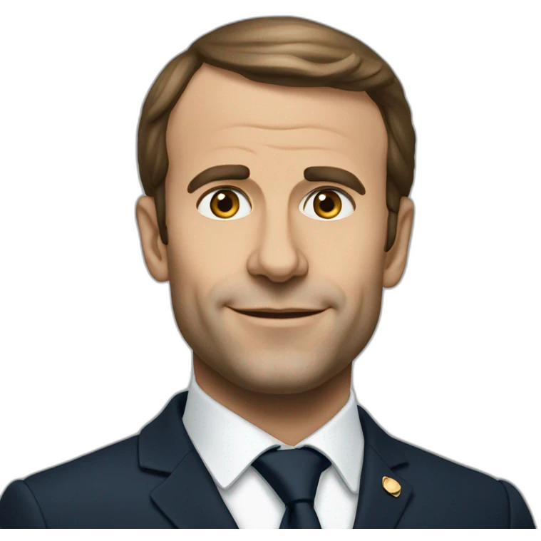 macron méprisant emoji