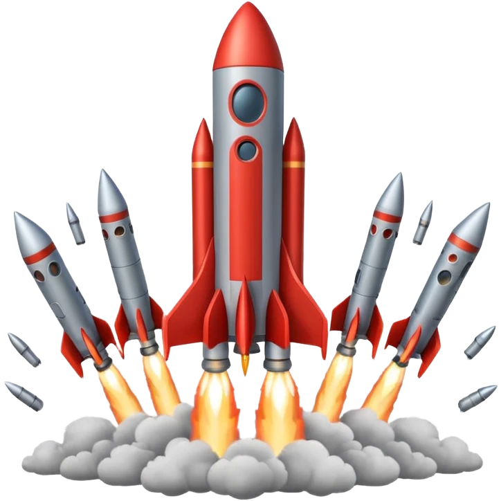 Multiple Rocket Launch System emoji
