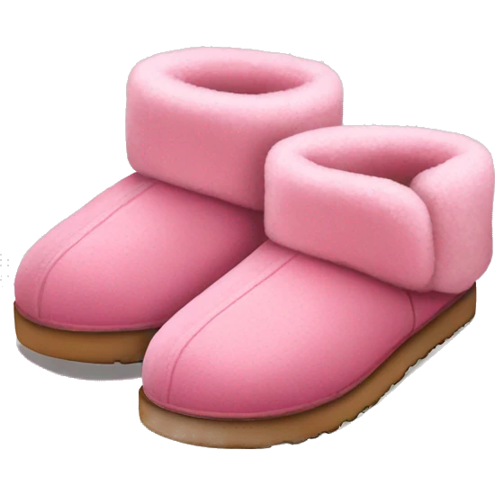 pink UGG slippers  emoji