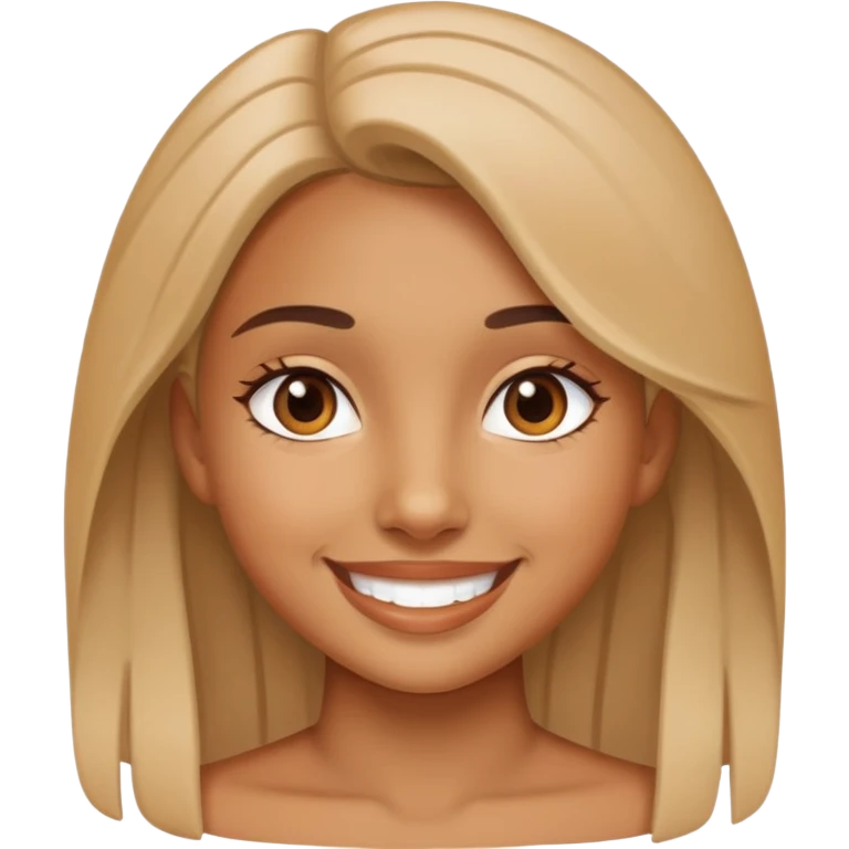 Une fille au visage moqueur  emoji