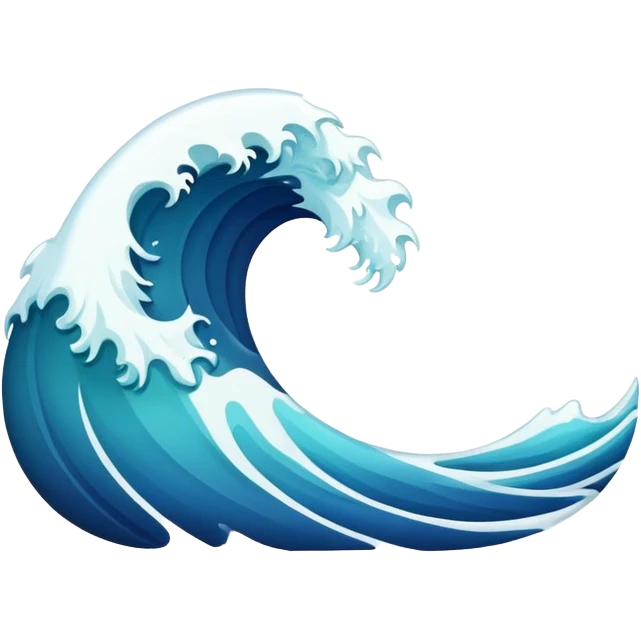 wave emoji