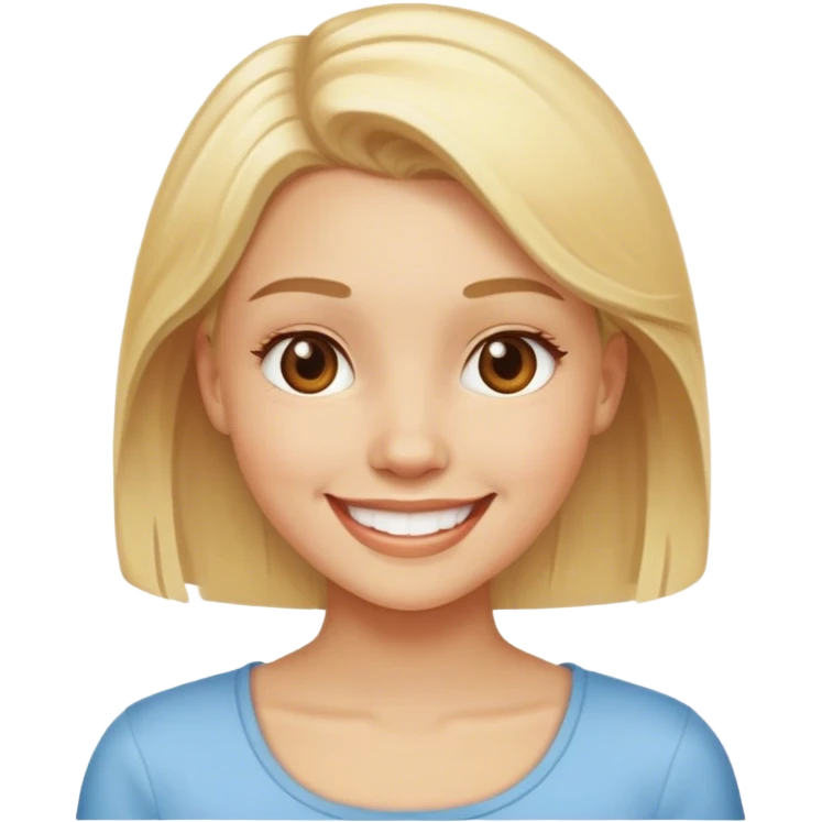 i miss you blonde girl with light skin  emoji