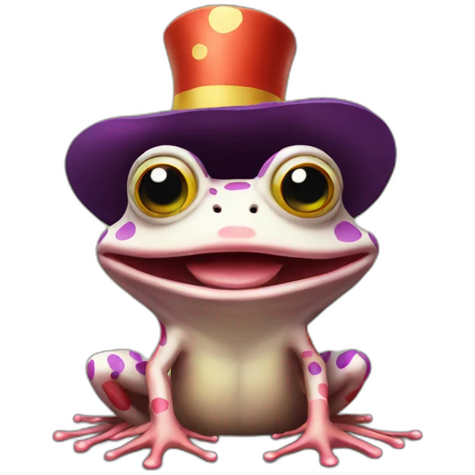 clown frog emoji