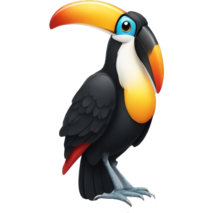 toucan holding a beer bottle emoji