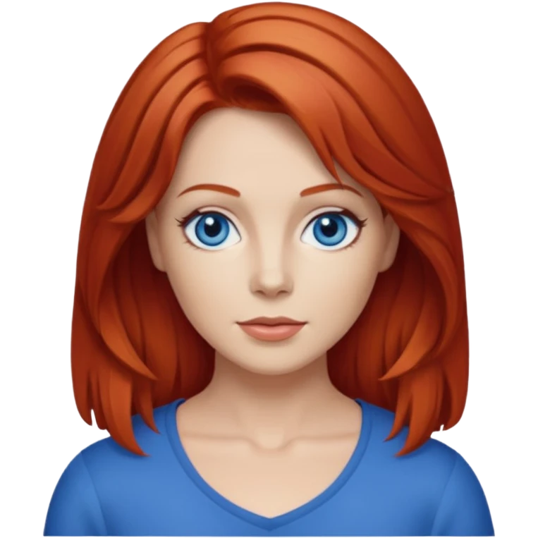 Lee Purcell with red medium hair emoji
