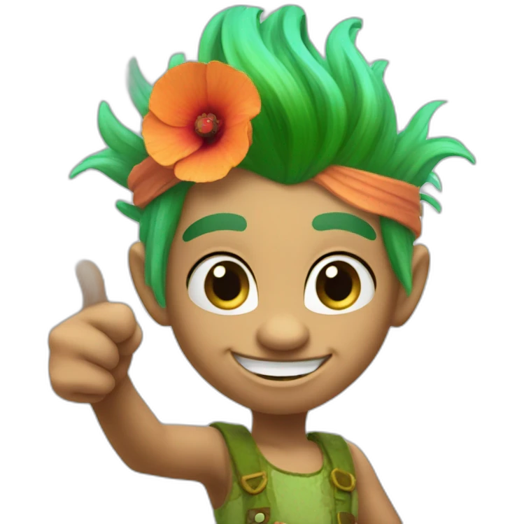trolls poppy thumbs up emoji