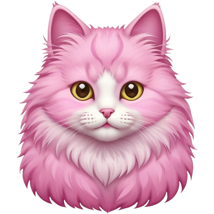 Cat in pink emoji