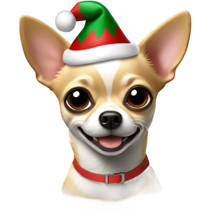 Feliz navidad chihuahua  emoji