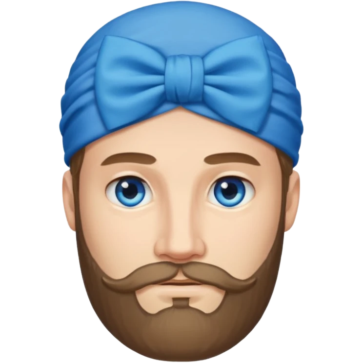 adult man with head bow with beard   emoji
