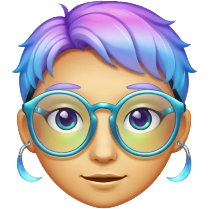 glasses with fae emoji