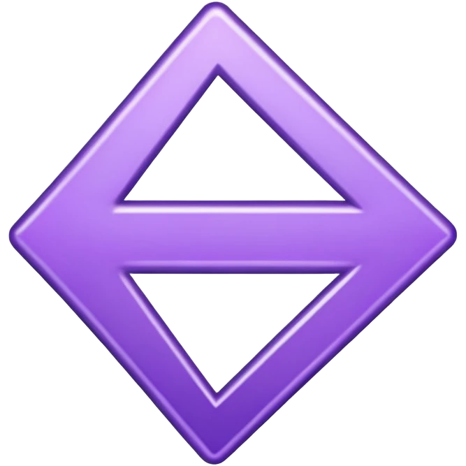 seta para direita roxa emoji