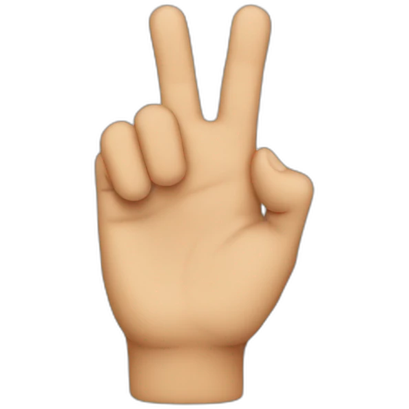 Fingers cross emoji