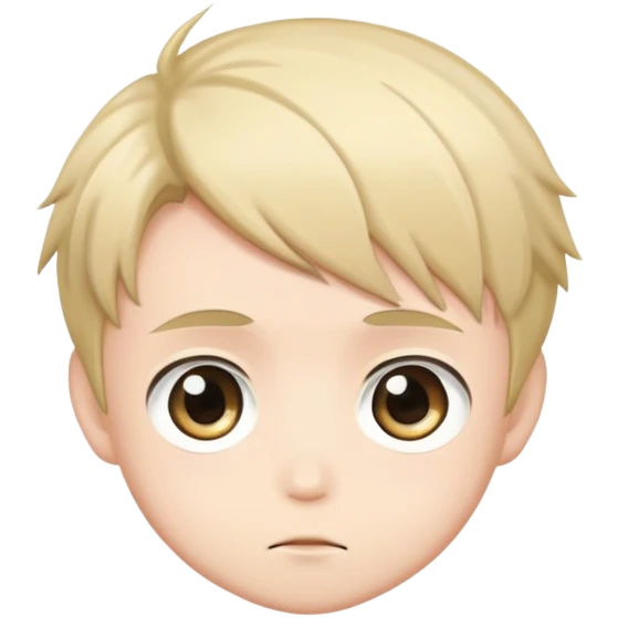 chibi anime boy face emoji
