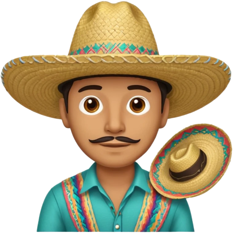 Tejana sombrero hombre emoji
