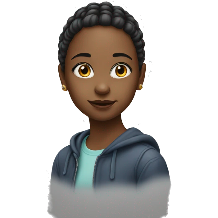 realistic portrait of girl emoji