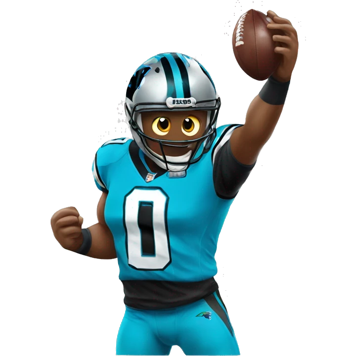 carolina panthers jersey emoji