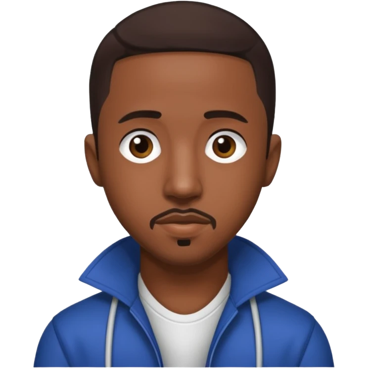 Marques Houston with dark brown hair emoji