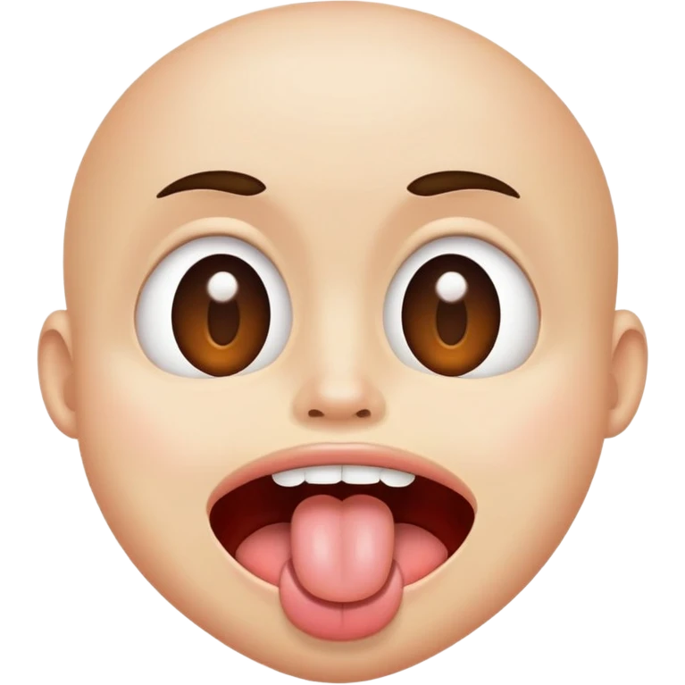 cross eyed with tongue out emoji