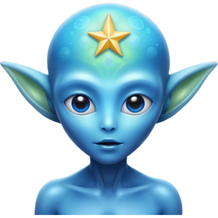 Star being, alien emoji