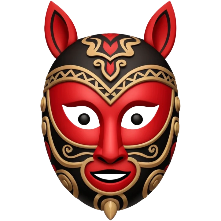 adorable Uka Uka mask emoji