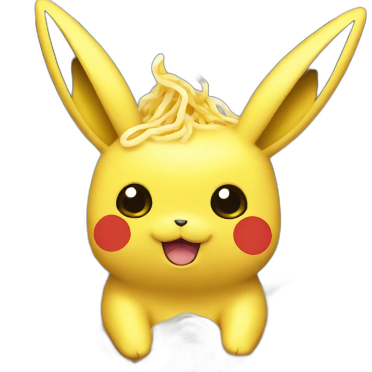 pikatchu ramen emoji