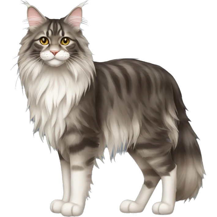 Maine Coon Cat Full Body emoji