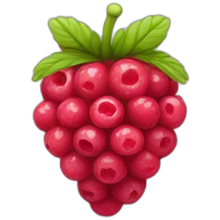 Rasberry emoji