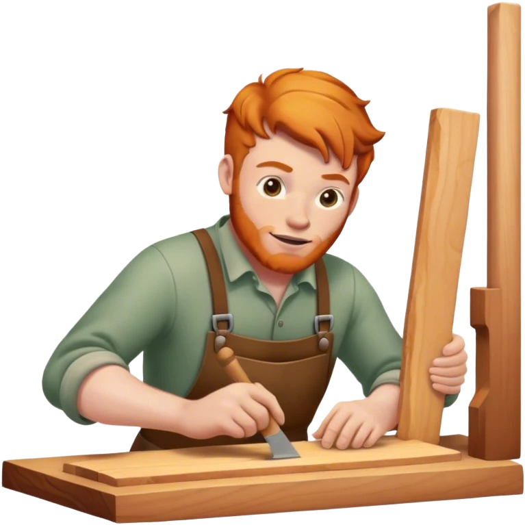 ginger man woodwork emoji