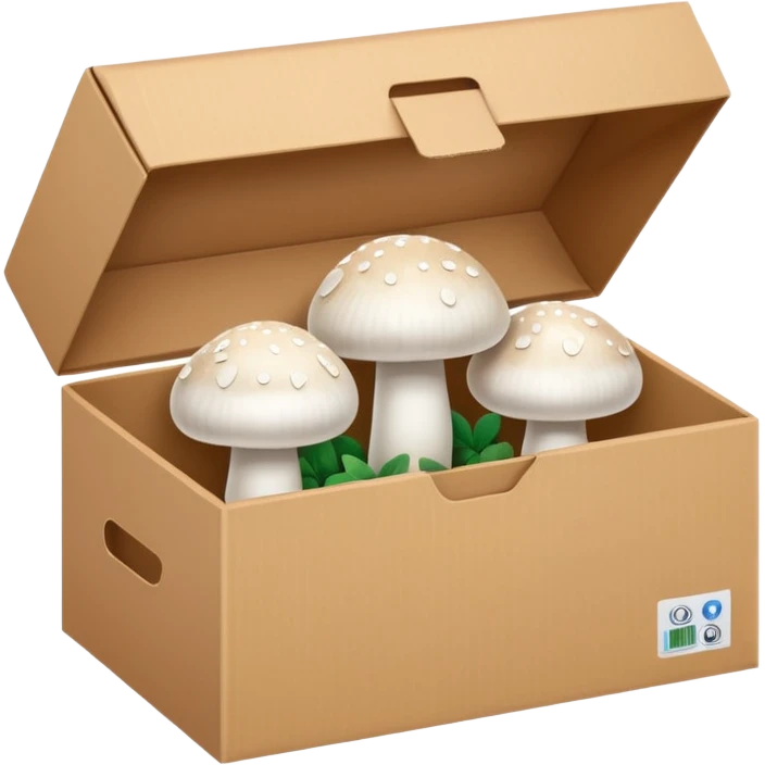 3 champignons in the box emoji