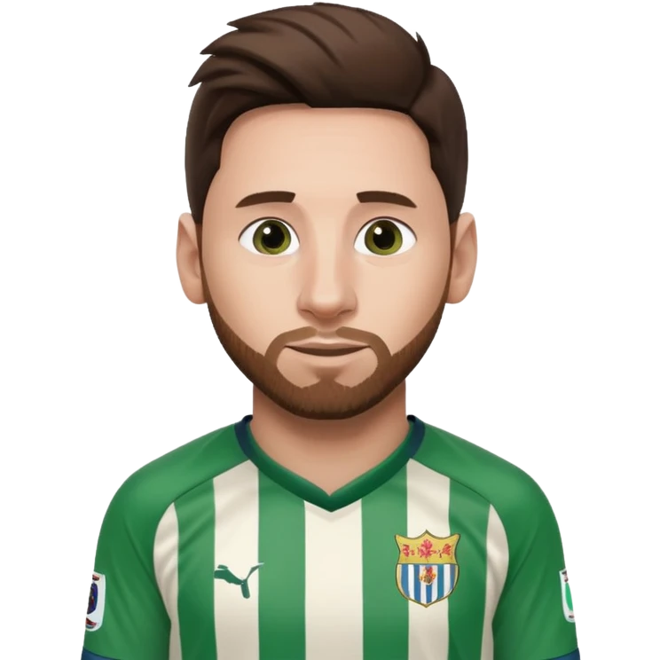 Messi con la camisa de nacional emoji