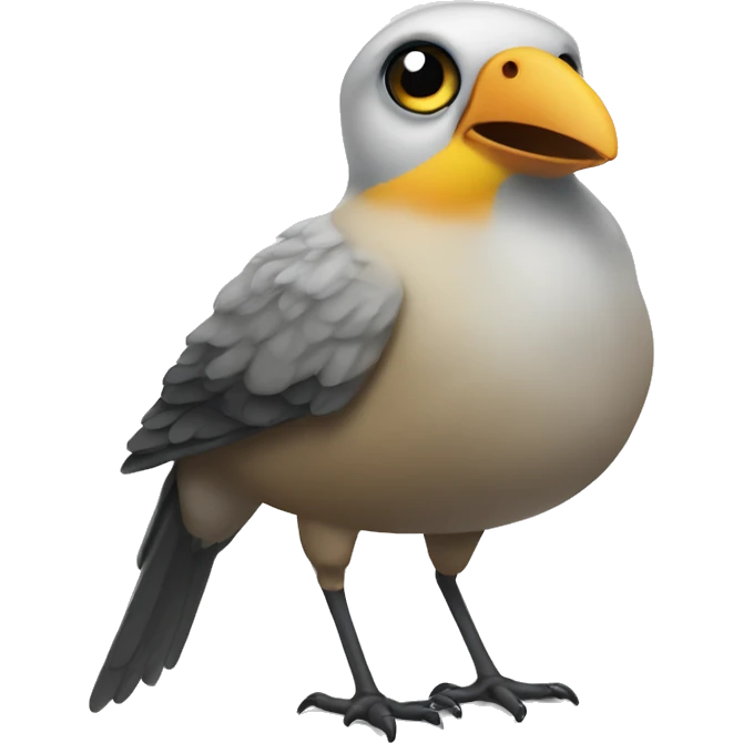 bird with @reached in the beak emoji