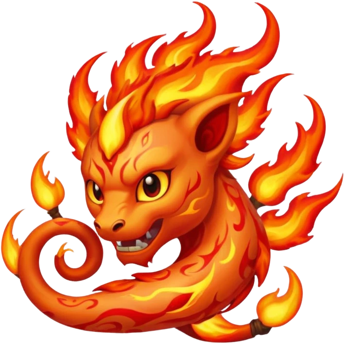 fire elemental tattoo emoji