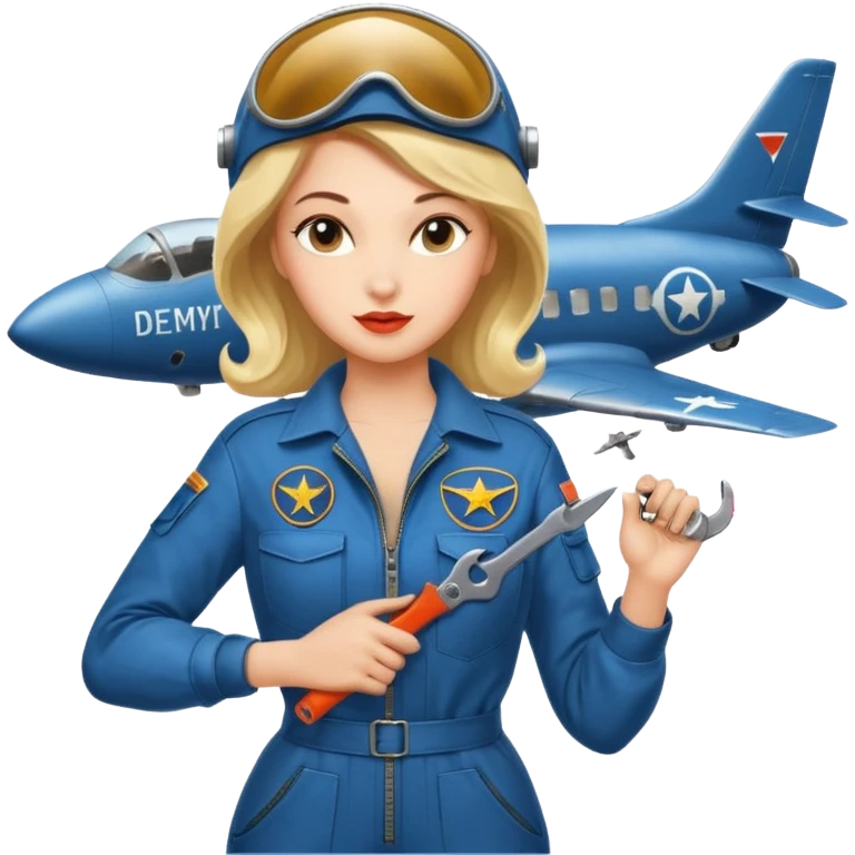 a retro military pinup fuselage decoration for the motto " not my choice, simply my destiny " emoji