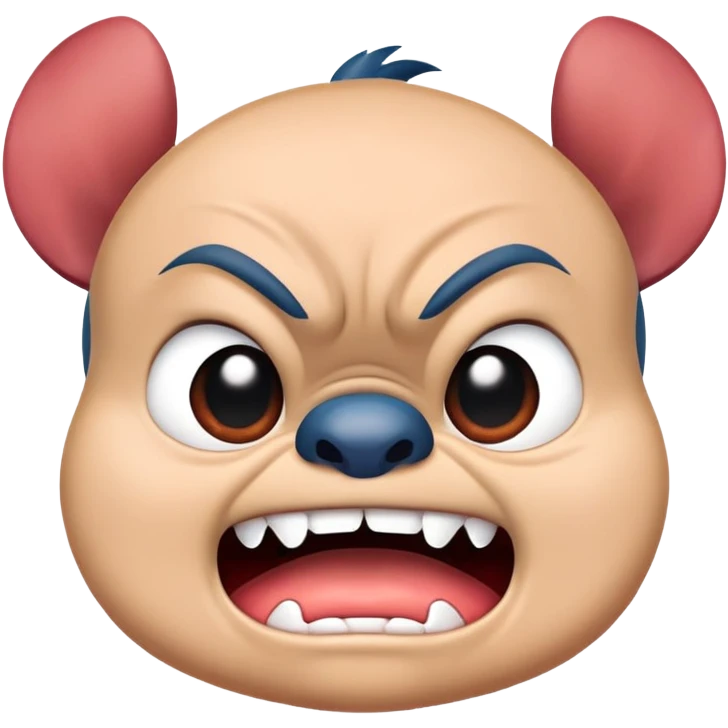 Lilo and stitch angry emoji