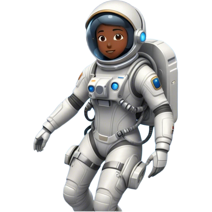  Cinematic Realistic Astronaut with Jetpack – A futuristic astronaut in a sleek, high-tech spacesuit, propelling forward with an advanced jetpack. The suit’s intricate details shimmer under distant starlight, with thrusters emitting a soft, controlled blue glow. emoji
