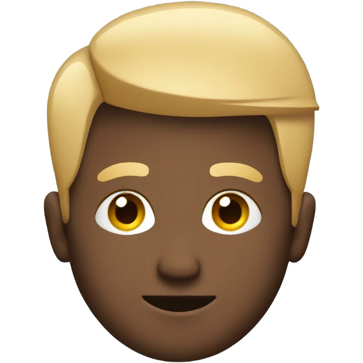 A man with blue jacket and a low tape fade haircut emoji