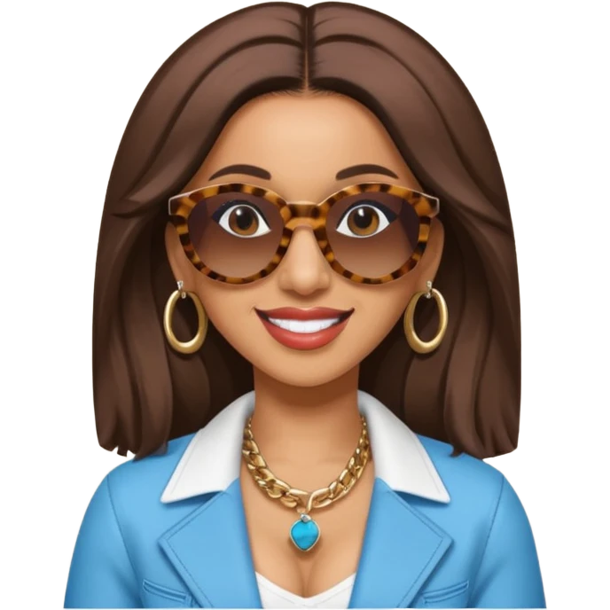 Cardi B with sun glasses


 emoji