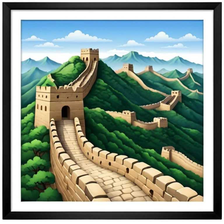 Great wall of china emoji