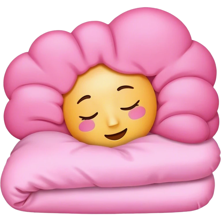 Pink sleep emoji emoji