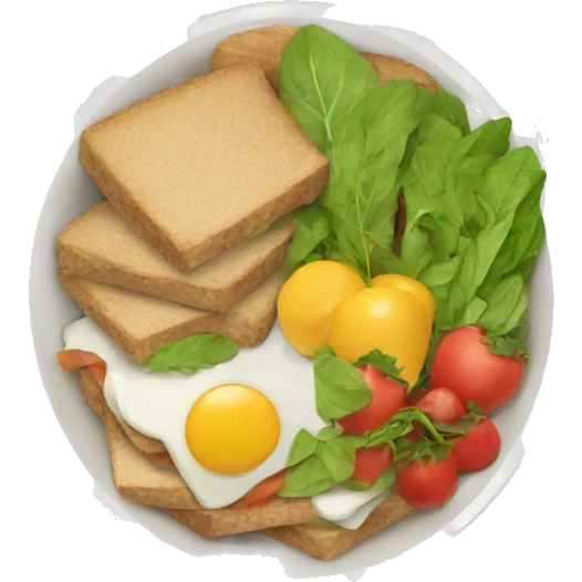 healthy lunch emoji