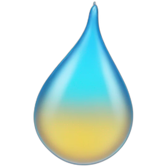 water drop emoji