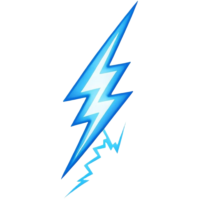lightning flash emoji