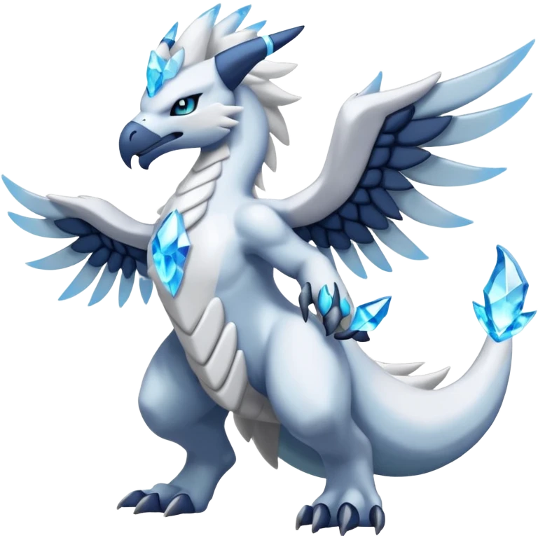 Inteleon-Amaura-Reshiram-Zekrom-Pokémon-fusion (full body) emoji