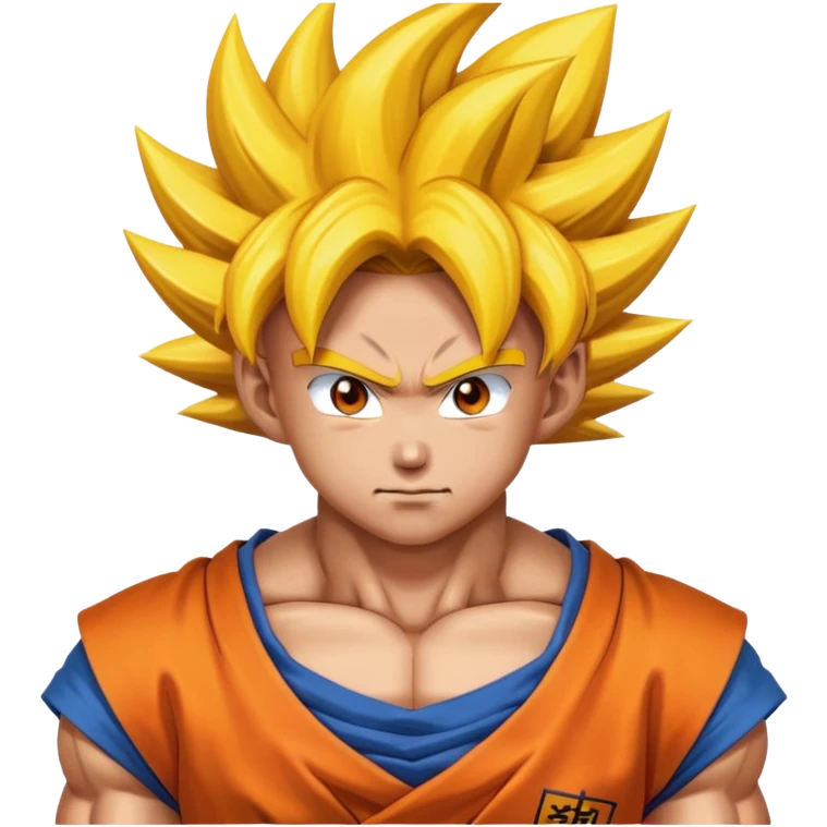 Goku super sayian god emoji