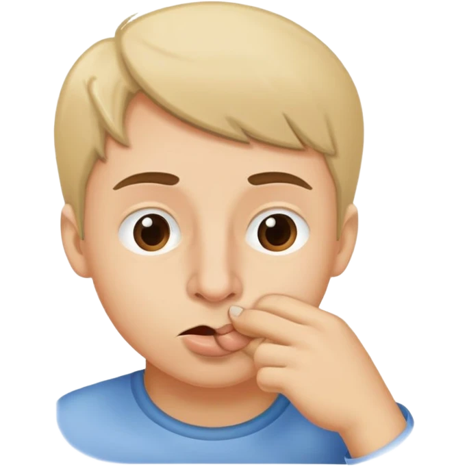 person picking their nose emoji