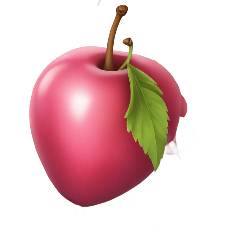 pink cherries emoji