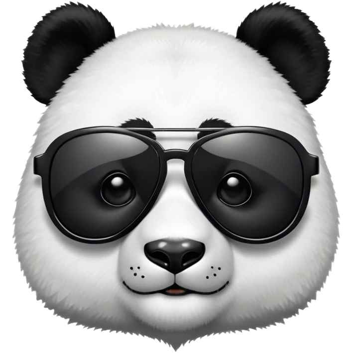 Panda with sunglasses emoji